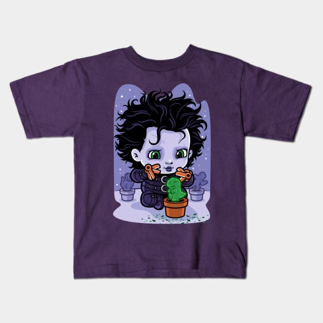 Baby Scissorhands Kids T-Shirt by harebrained